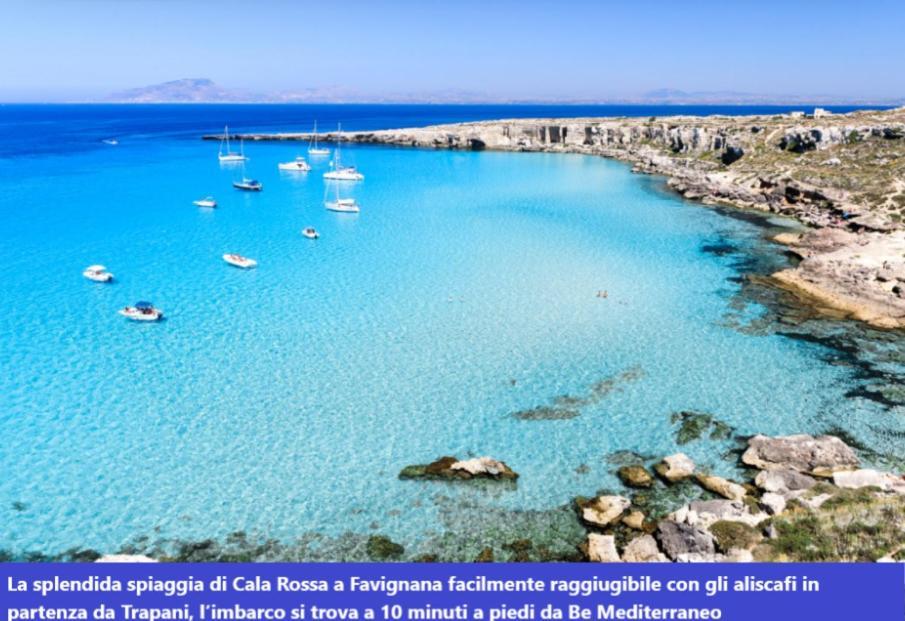Be Mediterraneo, In Centro Sul Mare - In The Center Beach Front - 80 Mq Trapani Exterior foto