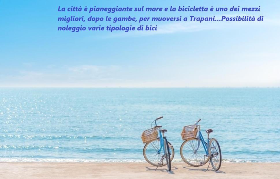 Be Mediterraneo, In Centro Sul Mare - In The Center Beach Front - 80 Mq Trapani Exterior foto
