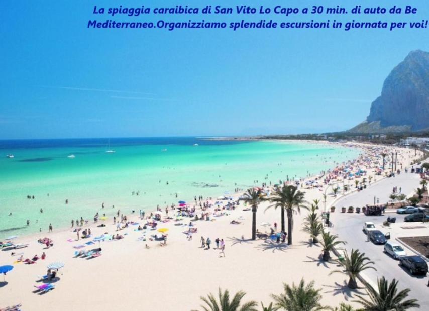 Be Mediterraneo, In Centro Sul Mare - In The Center Beach Front - 80 Mq Trapani Exterior foto