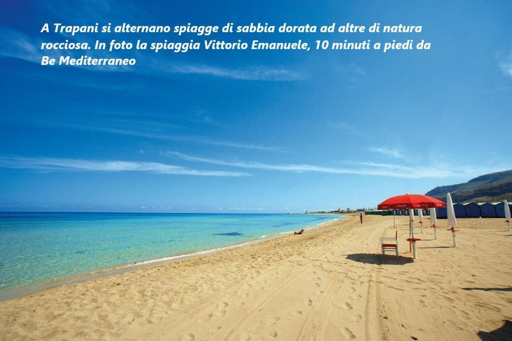 Be Mediterraneo, In Centro Sul Mare - In The Center Beach Front - 80 Mq Trapani Exterior foto